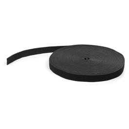 Startech.com Gestionador de Cableado con Gancho y Bucle - Tiras de Gestión de Cables Autoadherentes - Bobina de 15m