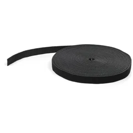 StarTech Bobina de Tiras de Gancho y Bucle de 15,2 m - Negro