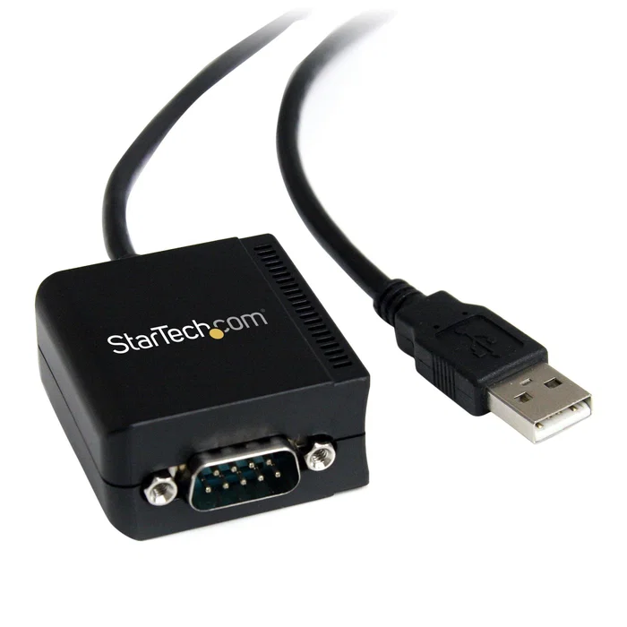 StarTech.com Cable Adaptador USB a Puerto Serie RS232 DB9 con Aislamiento Óptico, 2,5 m