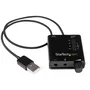 Startech ICUSBAUDIO2D Tarjeta de Sonido Externa USB 5.1 Canales Negro