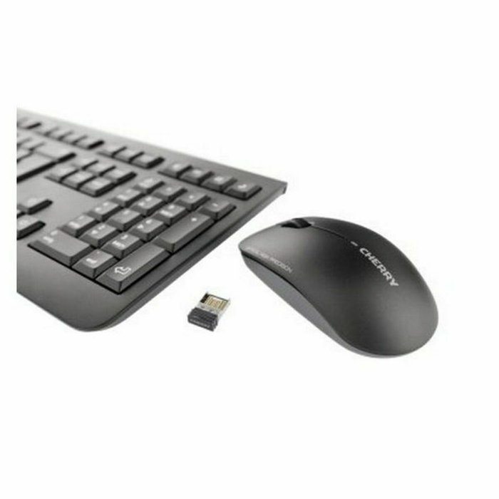 Cherry DW 3000 Combo Teclado y Ratón Inalámbrico Negro Español Cherry DW 3000 Combo Teclado y Ratón Inalámbrico Negro Español