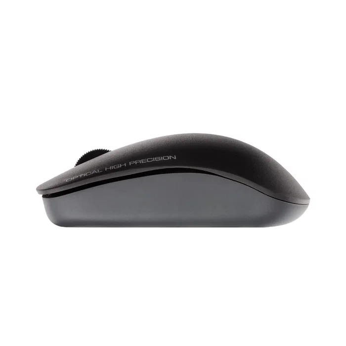 Cherry DW 3000 Teclado Inalámbrico Español Completo con Ratón Óptico - Ultra Silencioso, Teclas Láser Duraderas, Nano Receptor USB 2.4 GHz, Color Negro