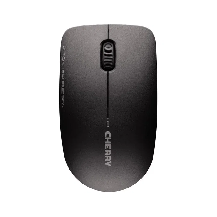 Cherry DW 3000 Teclado Inalámbrico Español Completo con Ratón Óptico - Ultra Silencioso, Teclas Láser Duraderas, Nano Receptor USB 2.4 GHz, Color Negro