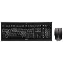 Cherry DW 3000 Teclado y Ratón Inalámbrico 2.4GHz USB Español - Teclado Plano Silencioso con Teclado Numérico y Ratón Óptico 1200 DPI
