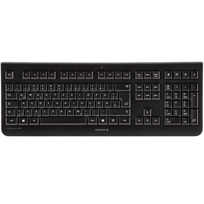Cherry DW 3000 Teclado y Ratón Inalámbrico 2.4GHz USB Español - Teclado Plano Silencioso con Teclado Numérico y Ratón Óptico 1200 DPI