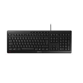 CHERRY STREAM Teclado Universal USB QWERTY Español Negro