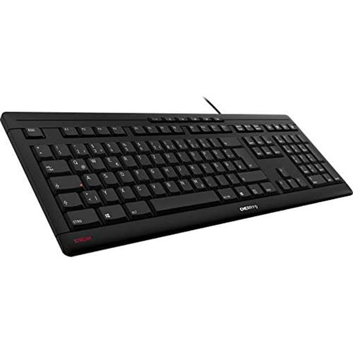 Cherry Stream Teclado USB QWERTY Español Negro
