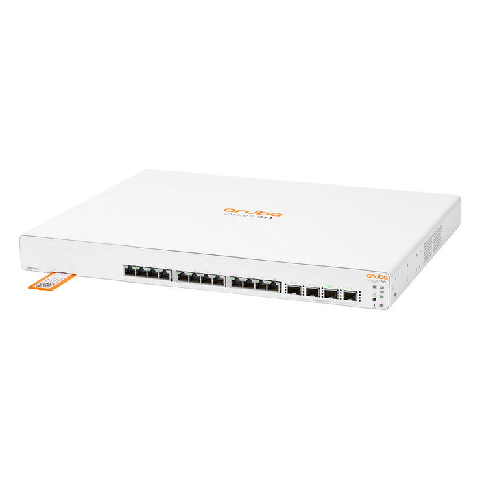 HP Aruba 1960 Switch Gestionado L2+, Instant On, 12 Puertos 10GBase-T (100/1000/10000) + 4 Puertos SFP+, Montaje Rack 1U, JL326A