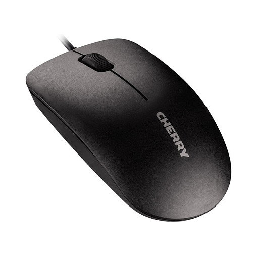 Cherry MC 1000 Ratón Óptico Ambidextro Negro