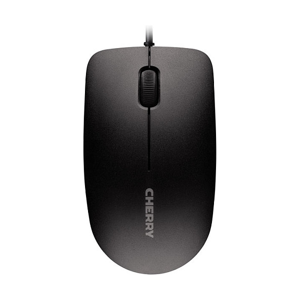 Cherry MC 1000 Ratón Óptico Ambidextro Negro