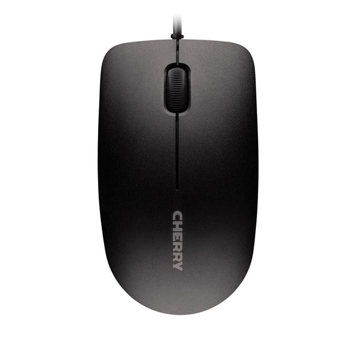 Cherry MC 1000 Ratón Óptico Ambidextro Negro