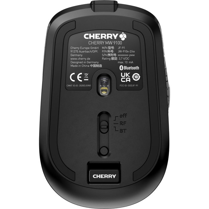 Cherry MW 9100 Ratón de Oficina Ambidextro Negro Cherry MW 9100 Ratón de Oficina Ambidextro Negro