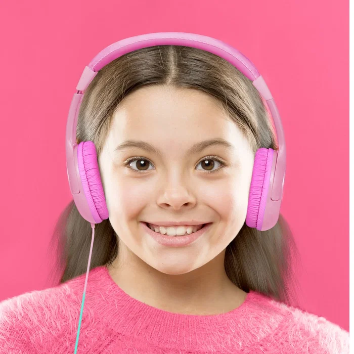 Celly Auriculares KidsBeat Diadema para Niños Música Intraaural Rosa Conector 3.5 mm