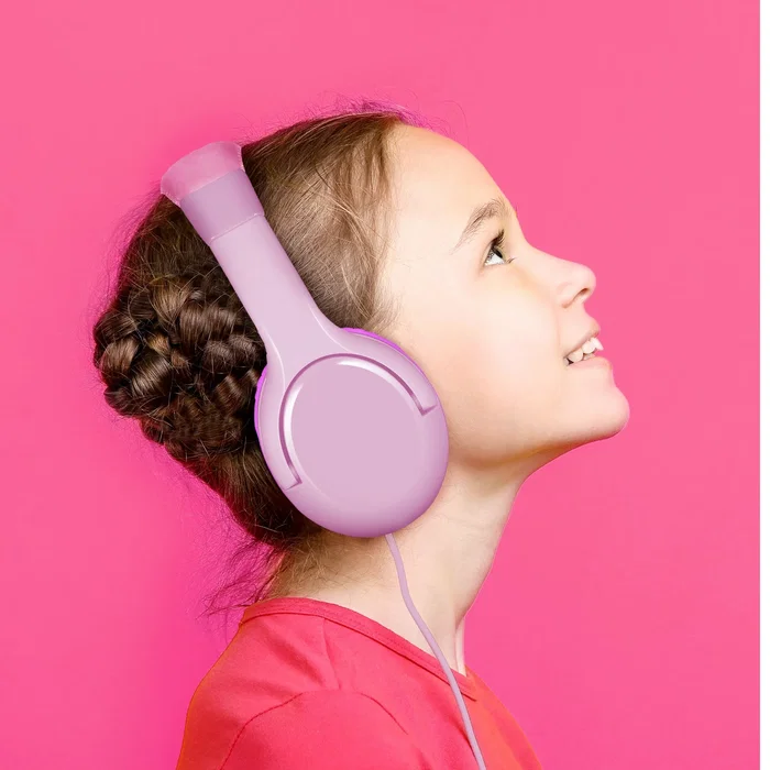 Celly Auriculares KidsBeat Diadema para Niños Música Intraaural Rosa Conector 3.5 mm