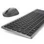 DELL KM7120W Kit de teclado y ratón inalámbricos multidispositivo, Gris Titanio, Español QWERTY