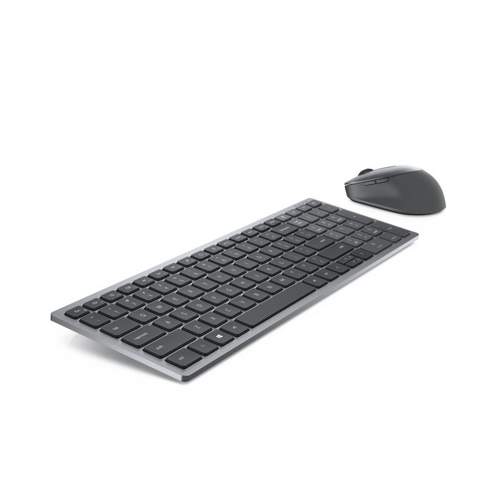 DELL KM7120W Kit de teclado y ratón inalámbricos multidispositivo, Gris Titanio, Español QWERTY DELL KM7120W Kit de teclado y ratón inalámbricos multidispositivo, Gris Titanio, Español QWERTY