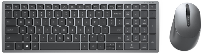 DELL KM7120W Kit de teclado y ratón inalámbricos multidispositivo, Gris Titanio, Español QWERTY DELL KM7120W Kit de teclado y ratón inalámbricos multidispositivo, Gris Titanio, Español QWERTY