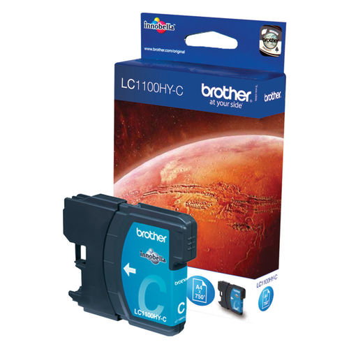 Brother LC1100HYC Cartucho de Tinta Cian Alta Capacidad Brother LC1100HYC Cartucho de Tinta Cian Alta Capacidad