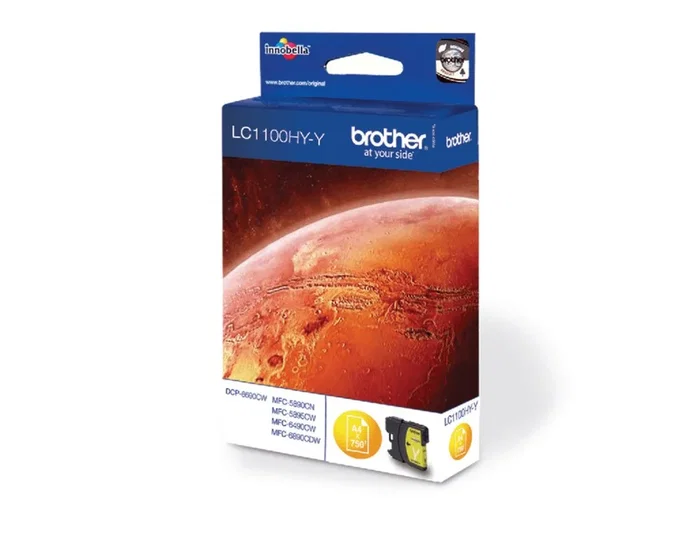 Brother LC1100HYY Cartucho de Tinta Amarillo Alta Capacidad Brother LC1100HYY Cartucho de Tinta Amarillo Alta Capacidad