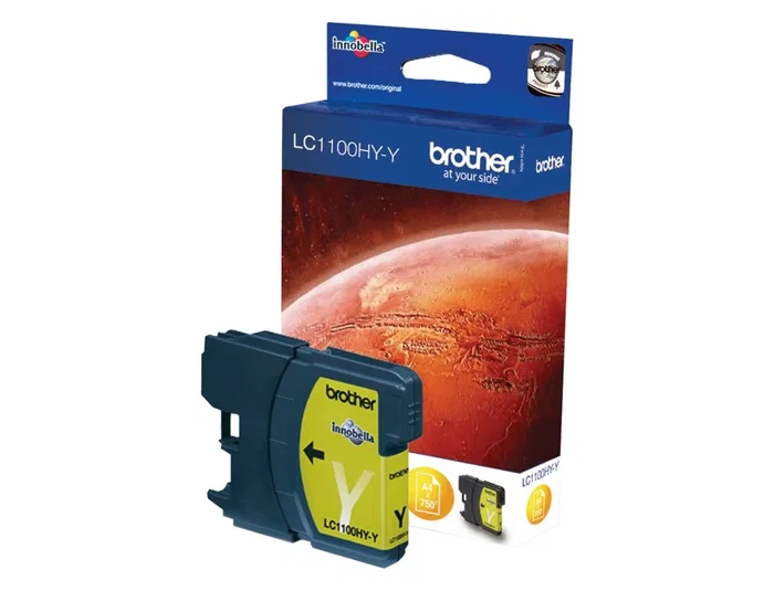 Brother LC1100HYY Cartucho de Tinta Amarillo Alta Capacidad Brother LC1100HYY Cartucho de Tinta Amarillo Alta Capacidad