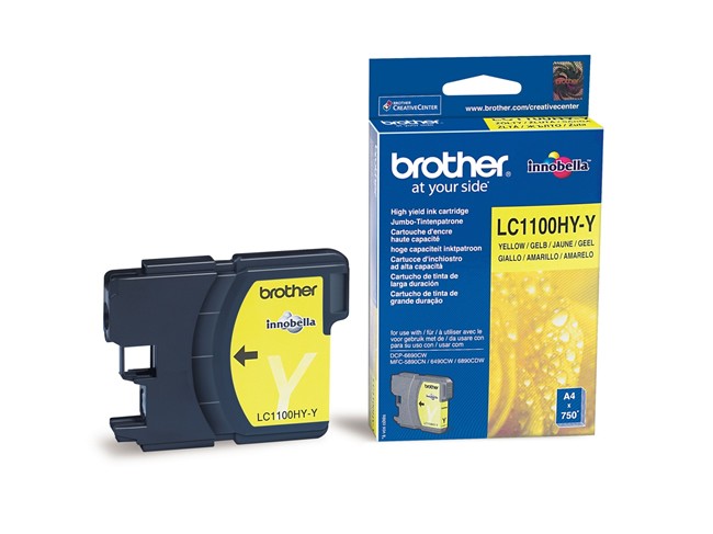 Brother LC1100HYY Cartucho de Tinta Amarillo Alta Capacidad Brother LC1100HYY Cartucho de Tinta Amarillo Alta Capacidad