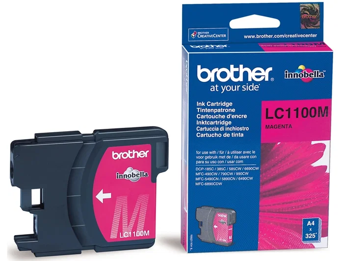 Brother Cartucho de Tinta LC1100M Magenta Brother Cartucho de Tinta LC1100M Magenta