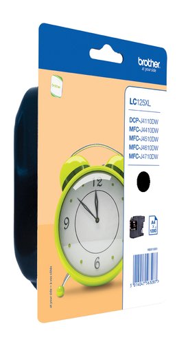 Brother Cartucho de Tinta Negro LC127XLBKBP