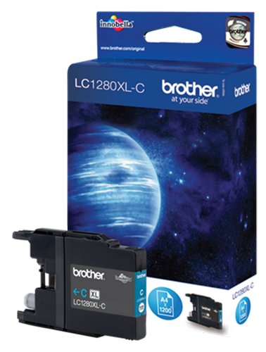 Brother LC-1280XLCBP Cian, 1.200 páginas