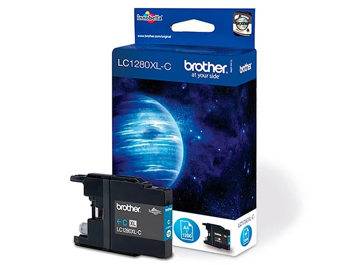 Brother LC-1280XLCBP Cian, 1.200 páginas
