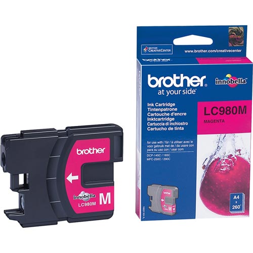 Brother Cartucho de Tinta Magenta LC980M