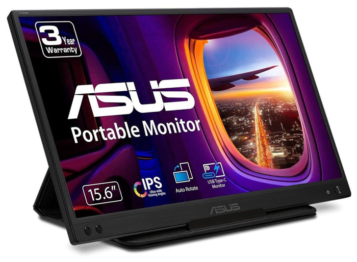 Asus ZenScreen MB166C Monitor Portátil 15.6 pulg Full HD IPS Negro