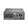 StarTech.com MCMGBSCMM055 Convertidor de Fibra Gigabit, 1000Base-SX a 1000Base-T, 10/100/1000 Mbps, 550 m, Negro