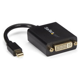 StarTech Adaptador Conversor de Vídeo Mini DisplayPort a DVI-I Pasivo - 1920x1200/1080p - Mini DP Macho a DVI-I Hembra - 0.13 m