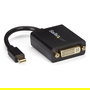StarTech Adaptador Conversor de Vídeo Mini DisplayPort a DVI-I Pasivo - 1920x1200/1080p - Mini DP Macho a DVI-I Hembra - 0.13 m