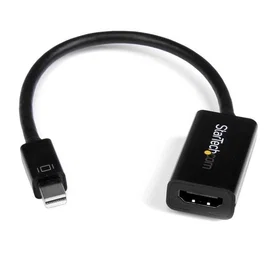 StarTech.com Conversor de Video Mini DisplayPort a HDMI Activo MDP 1.2 4K 30Hz con Audio para MacBook Pro Negro 0.15m
