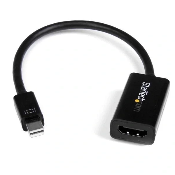 StarTech Adaptador Activo Mini DisplayPort a HDMI con Audio - mDP 1.2 a HDMI - 4K 30Hz - Negro - Para MacBook Pro, UltraBook, Laptop StarTech Adaptador Activo Mini DisplayPort a HDMI con Audio - mDP 1.2 a HDMI - 4K 30Hz - Negro - Para MacBook Pro, UltraBook, Laptop