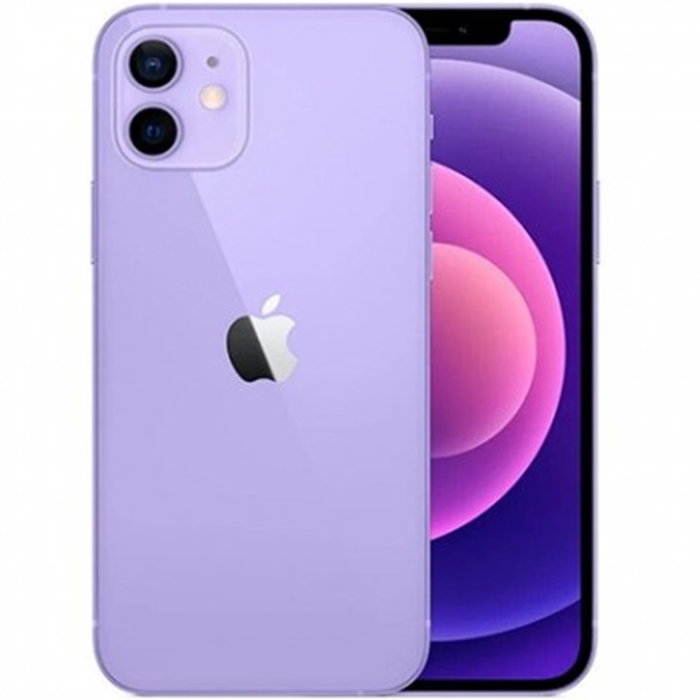Apple iPhone 12 64 GB (Púrpura) - Smartphone 5G con Chip A14 Bionic, Pantalla OLED Super Retina XDR de 6.1", Cámara Dual de 12 MP, Resistencia Ceramic Shield, iOS 14 - MJNM3QL/A Apple iPhone 12 64 GB (Púrpura) - Smartphone 5G con Chip A14 Bionic, Pantalla OLED Super Retina XDR de 6.1", Cámara Dual de 12 MP, Resistencia Ceramic Shield, iOS 14 - MJNM3QL/A
