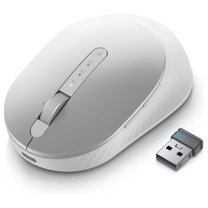 Dell MS7421W Ratón Inalámbrico Recargable Premier Plata Platino Dell MS7421W Ratón Inalámbrico Recargable Premier Plata Platino