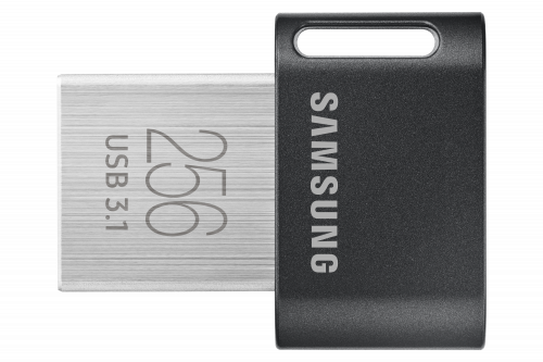 Samsung FIT Plus MUF-256AB/APC 256 GB Gris, Plata