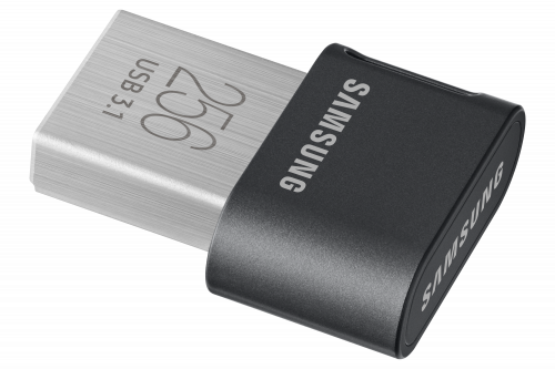 Samsung FIT Plus MUF-256AB/APC 256 GB Gris, Plata