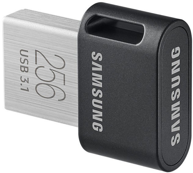 Samsung FIT Plus MUF-256AB/APC 256 GB Gris, Plata