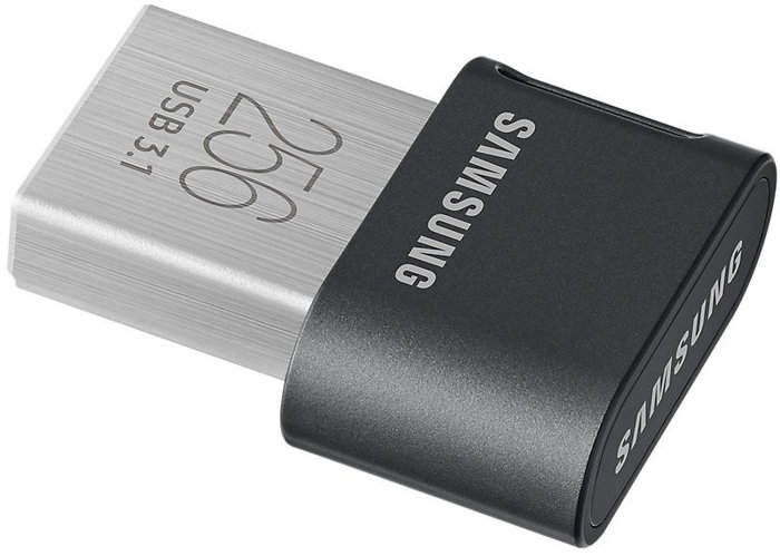 Samsung FIT Plus MUF-256AB/APC 256 GB Gris, Plata