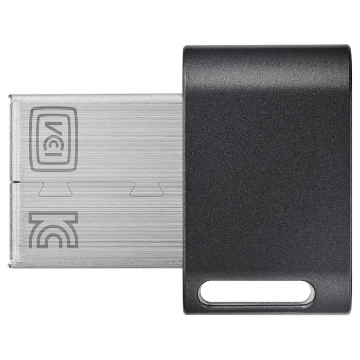 Samsung FIT Plus MUF-256AB 256 GB, USB 3.2 Gen 1 (3.1 Gen 1), 400 MB/s Lectura, Resistente al Agua y Golpes, Gris/Plata
