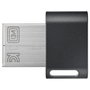 Samsung FIT Plus MUF-256AB 256 GB, USB 3.2 Gen 1 (3.1 Gen 1), 400 MB/s Lectura, Resistente al Agua y Golpes, Gris/Plata