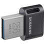 Samsung FIT Plus MUF-256AB 256 GB, USB 3.2 Gen 1 (3.1 Gen 1), 400 MB/s Lectura, Resistente al Agua y Golpes, Gris/Plata