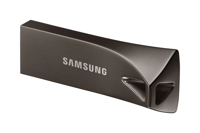 Samsung Pendrive USB 3.2 Gen 1 MUF-256BE Bar Plus 256 GB Gris - 300 MB/s - Resistente al Agua, Golpes, Magnético y Rayos X