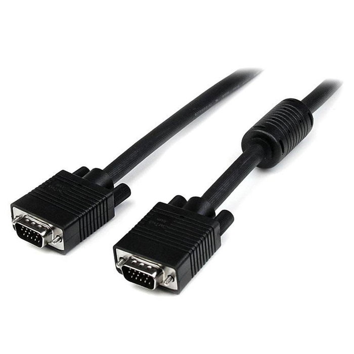 StarTech.com Cable VGA Coaxial de Alta Resolución 1 m Macho a Macho Negro StarTech.com Cable VGA Coaxial de Alta Resolución 1 m Macho a Macho Negro