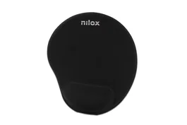 Nilox Alfombrilla Ergonómica para Ratón, Negro
