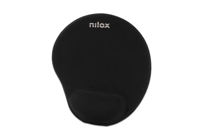 Nilox Alfombrilla Ergonómica para Ratón, Negro Nilox Alfombrilla Ergonómica para Ratón, Negro