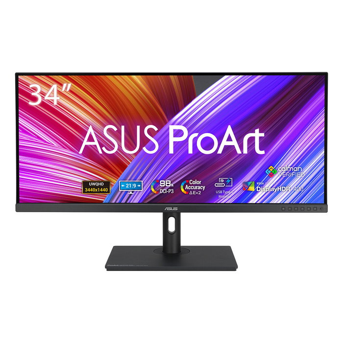 ASUS ProArt PA348CGV Monitor 34 Pulgadas (86.7cm) Ultrawide WQHD (3440x1440) IPS 120Hz 2ms HDR10 USB-C 90W FreeSync Premium Pro Negro ASUS ProArt PA348CGV Monitor 34 Pulgadas (86.7cm) Ultrawide WQHD (3440x1440) IPS 120Hz 2ms HDR10 USB-C 90W FreeSync Premium Pro Negro